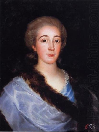 Francisco de Goya Portrait of Dona Maria Teresa de Vallabriga y Rozas oil painting picture